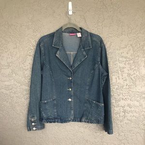 Y2K Capagallo womens denim jacket